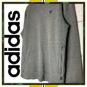 S/Small Gray Adidas Kanye West Limited Edition Crewneck Sweater/Sweatshirt